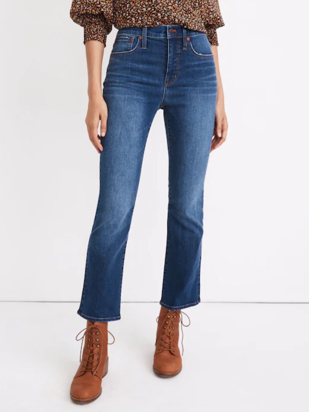 Madewell Cali Demi-Boot Jeans size 28X26